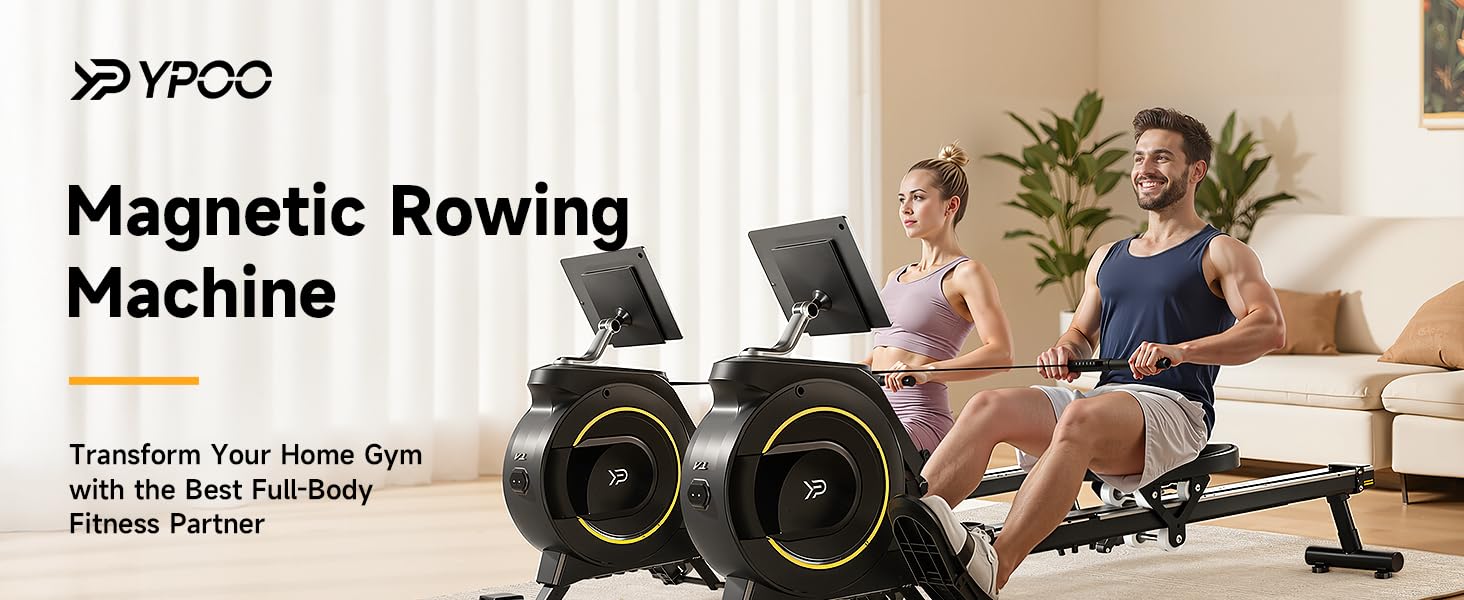 YPOO Magnetic Rowing Machine
