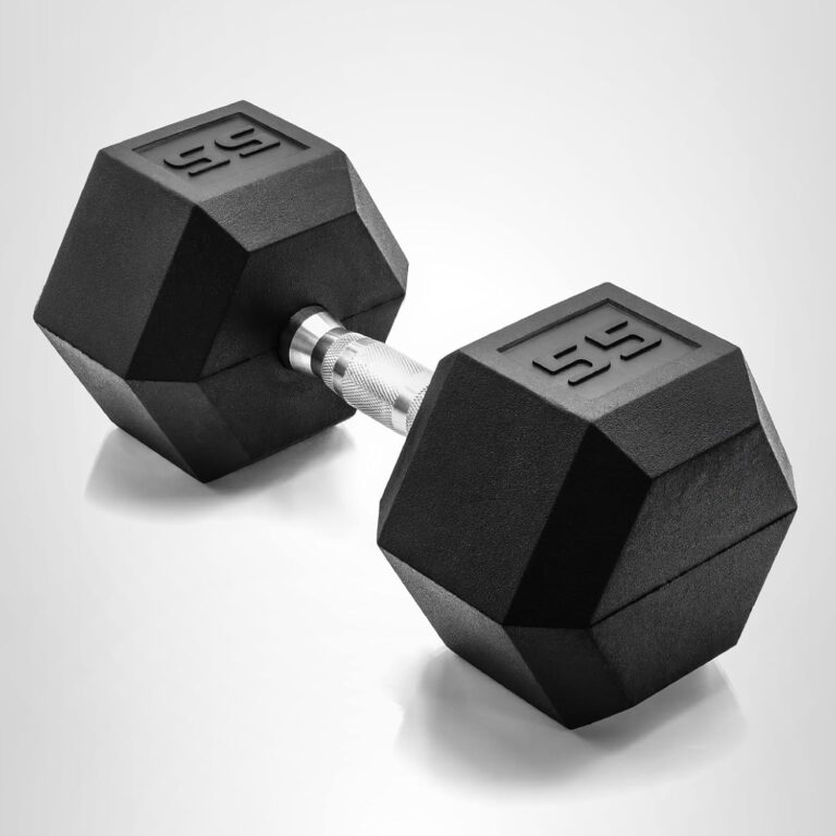 55 Pound CAP Barbell Coated Hex Dumbbell