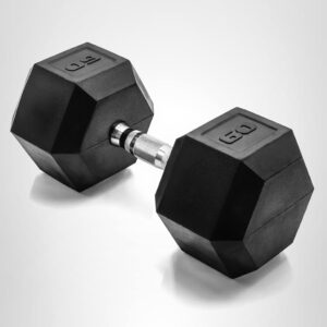 60 Pound CAP Barbell Coated Hex Dumbbell