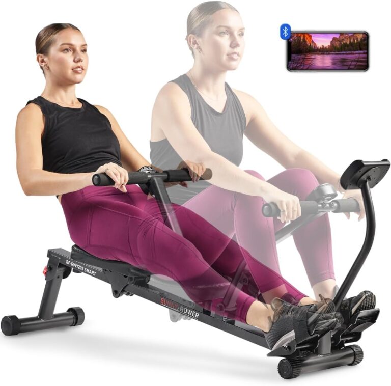 Sunny Health & Fitness Smart Compact Rowing Machine