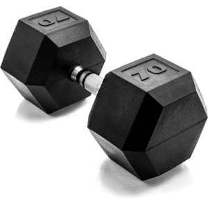 70 Pound CAP Barbell Coated Hex Dumbbell