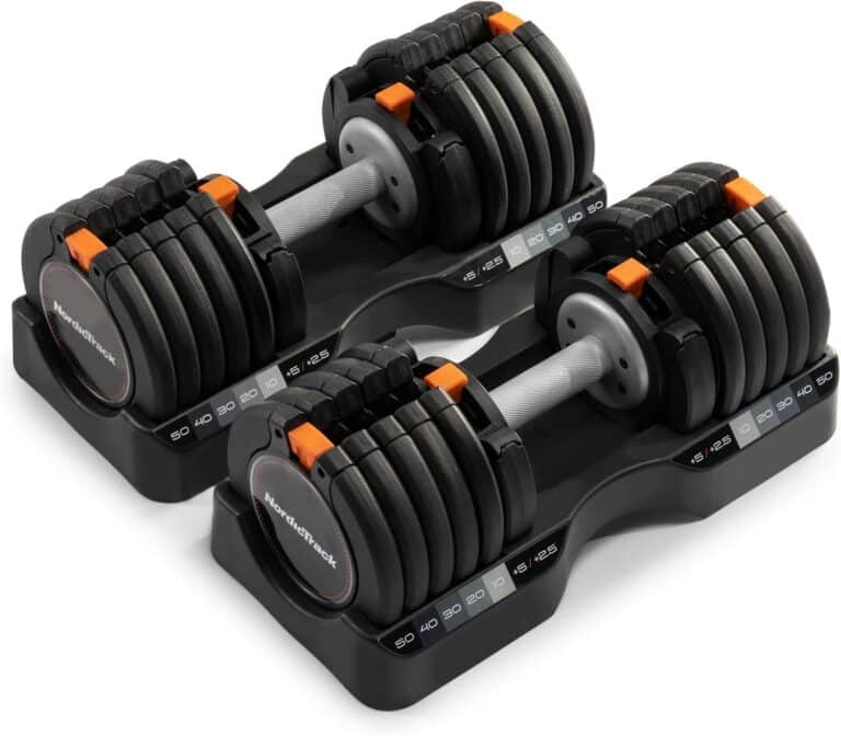 NordicTrack Select-A-Weight 55 lb Adjustable Dumbbell Pair