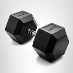 100 Pound CAP Barbell Coated Hex Dumbbell