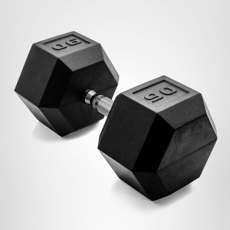 90 Pound CAP Barbell Coated Hex Dumbbell