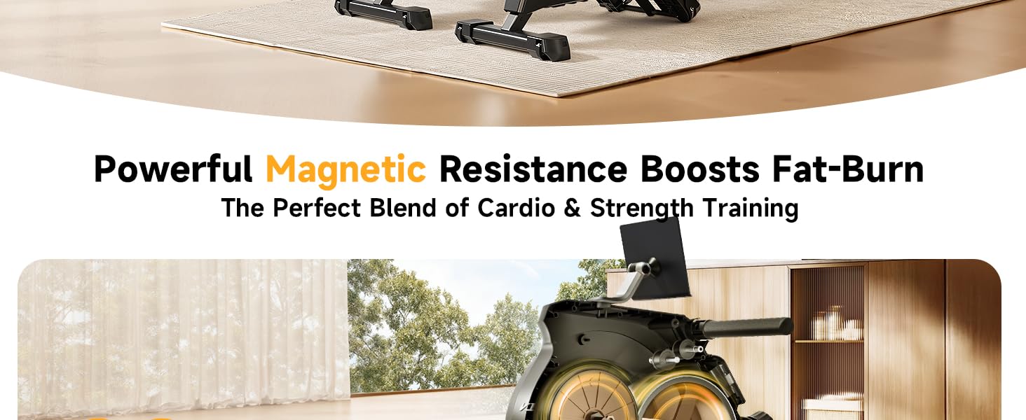 YPOO Magnetic Rowing Machine