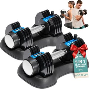 Lifepro Adjustable Dumbbells Set (25lb Pair)
