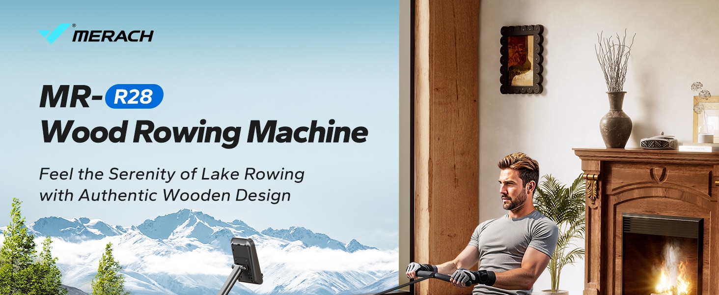 MERACH R28 Water Rowing Machine