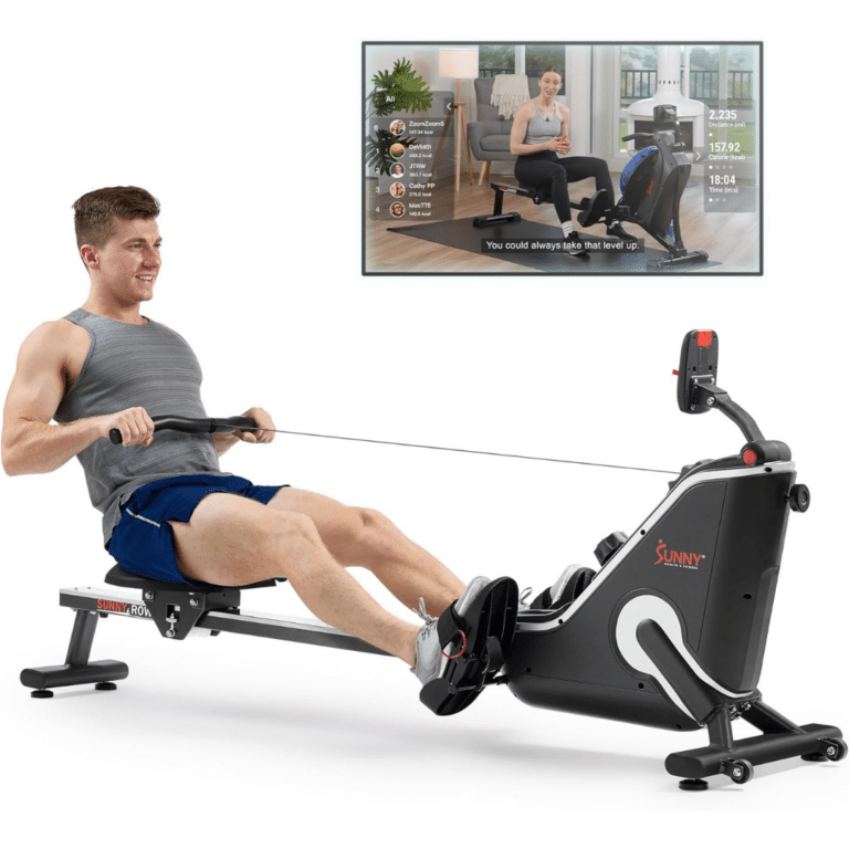 Sunny Health & Fitness Smart Compact Magnetic Rowing Machine