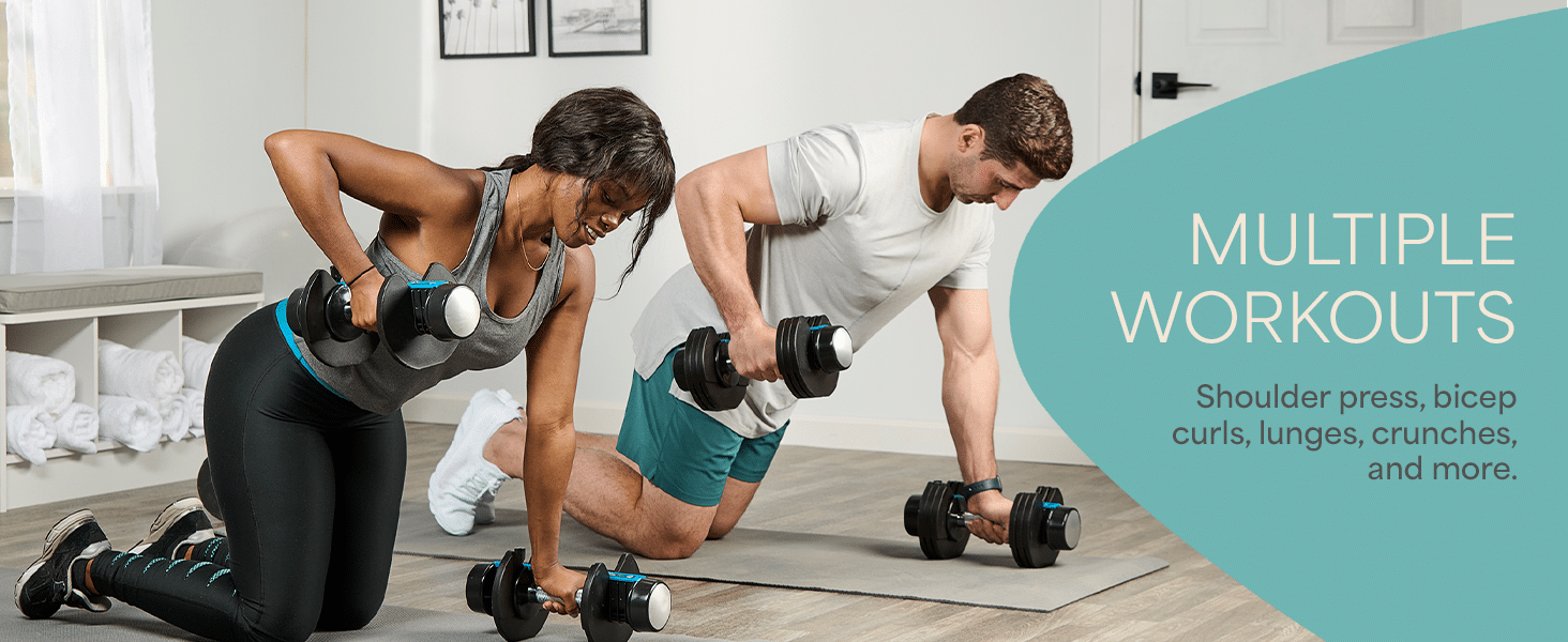 Lifepro Adjustable Dumbbells Set (25lb Pair)