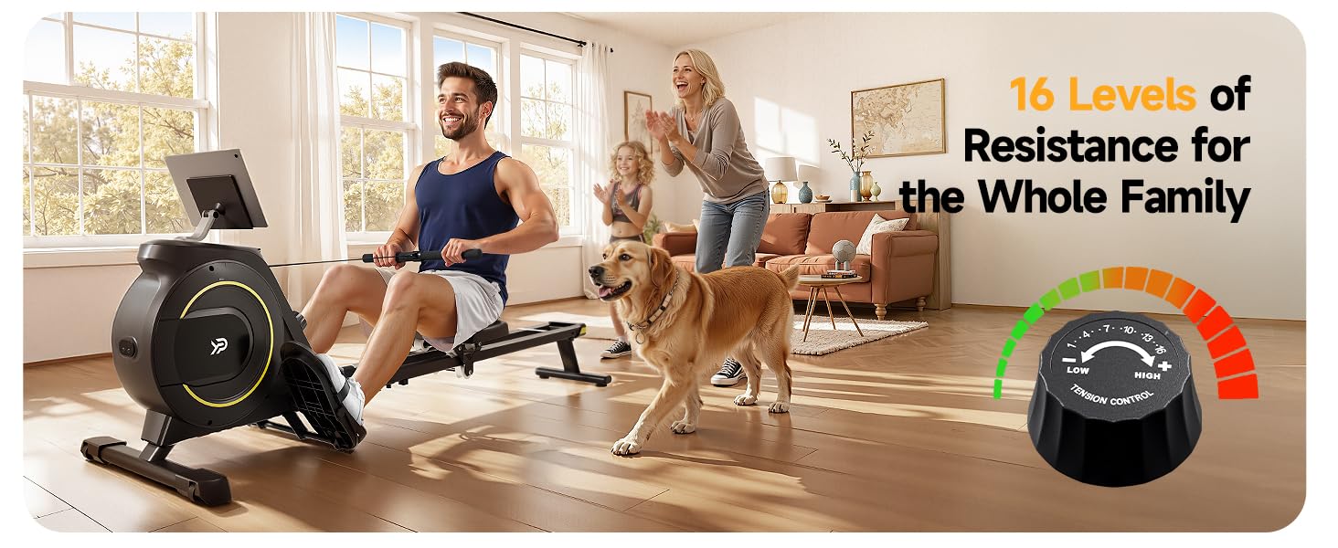 YPOO Magnetic Rowing Machine