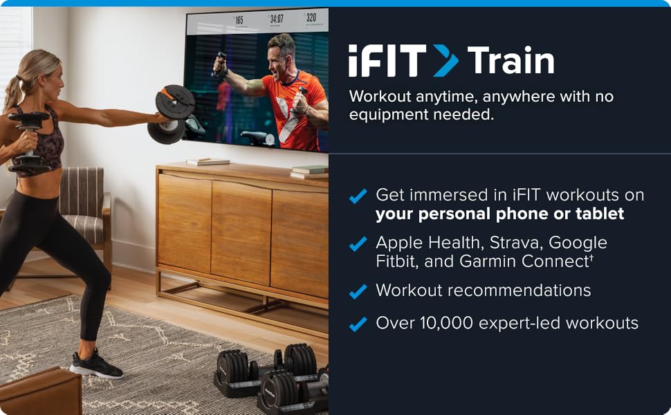 NordicTrack Select-A-Weight 55 lb Adjustable Dumbbell Pair