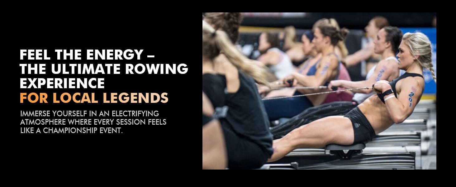 GMWD Air Rowing Machine – Lava Flow Series